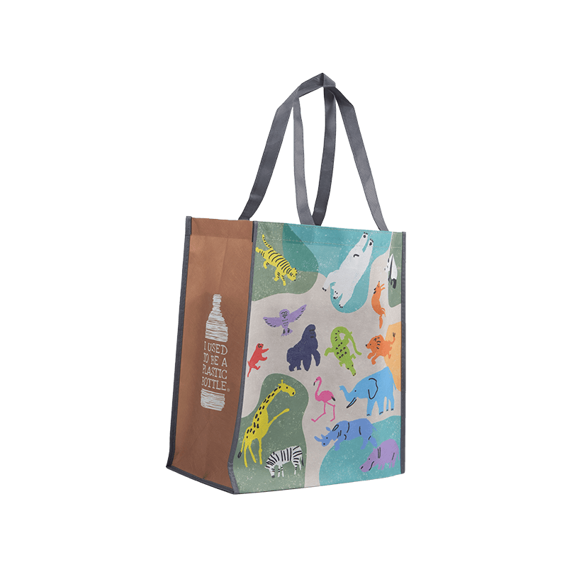 Animal world RPET tote bag