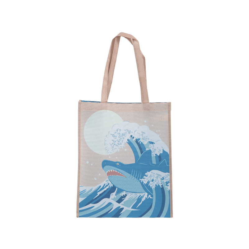 Ocean shark RPET tote bag