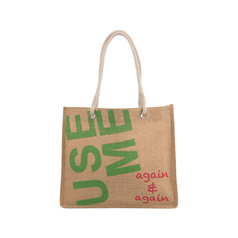 Portable hemp rope Burlap Bag