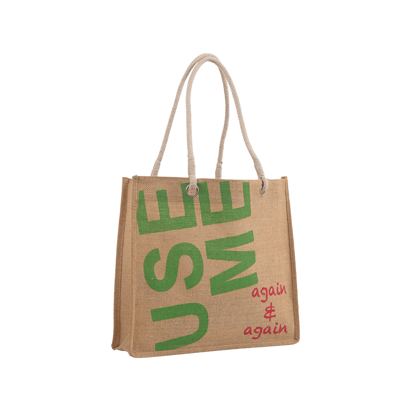 Portable hemp rope Burlap Bag